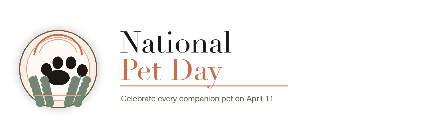 National Pet Day wordmark
